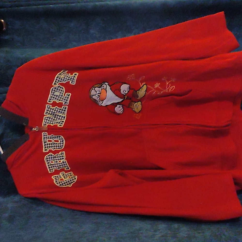 Disney hoodie, women's s plus, red